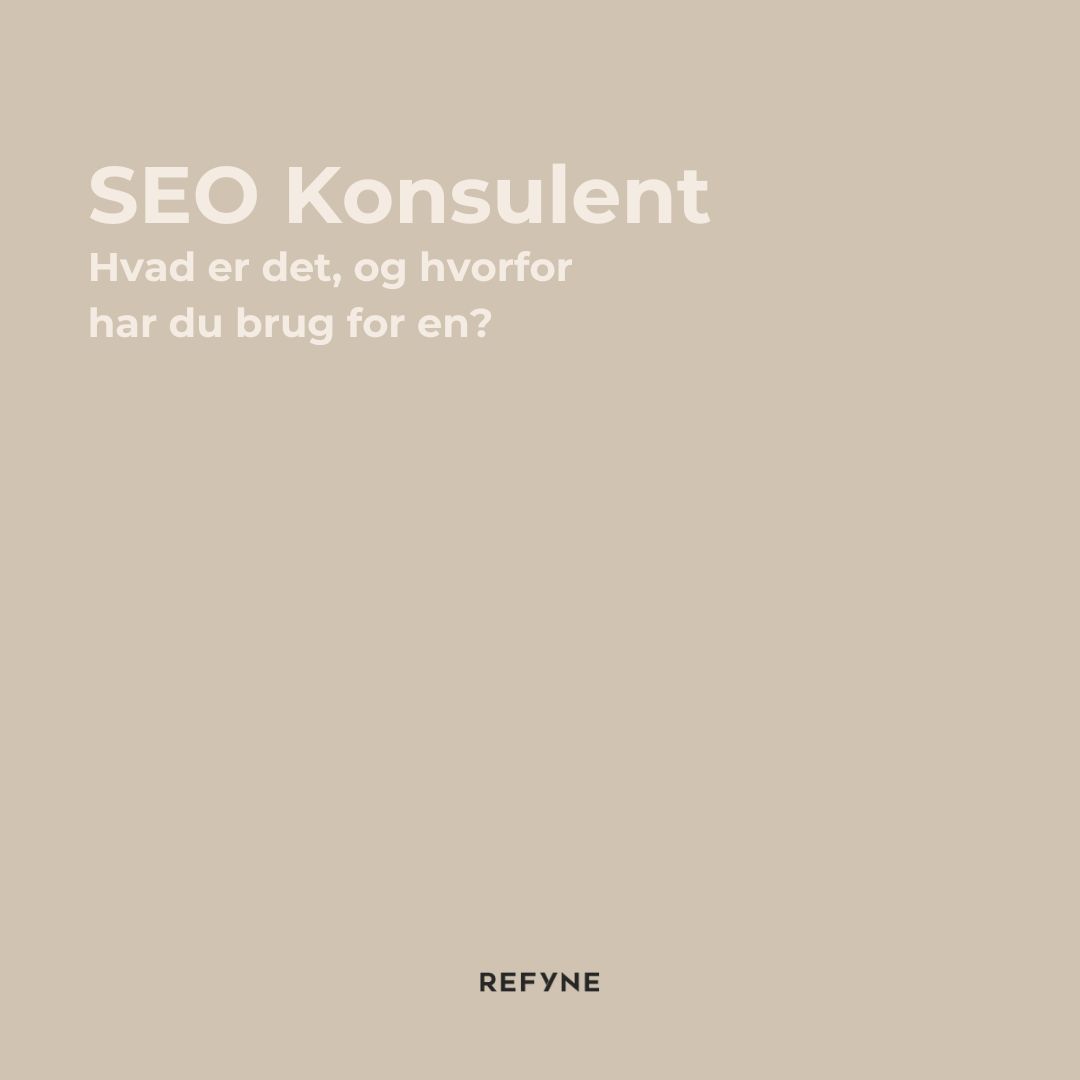 SEO konsulent