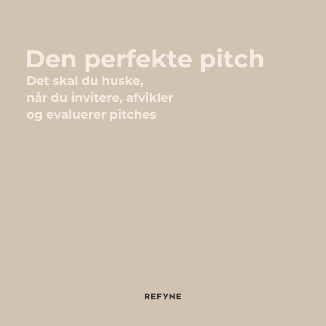 Den perfekte pitch