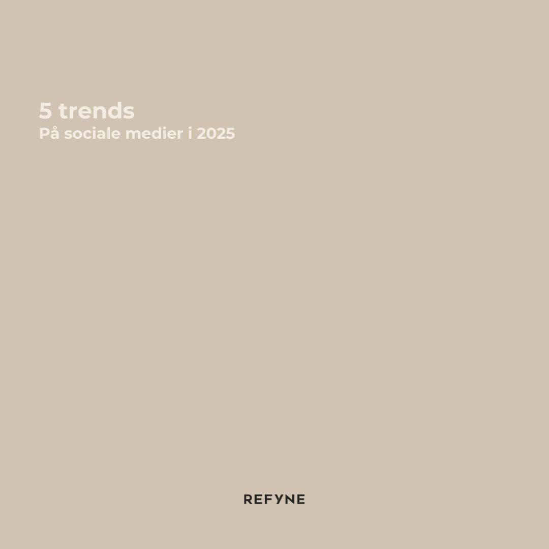 5 trends på sociale medier i 2025