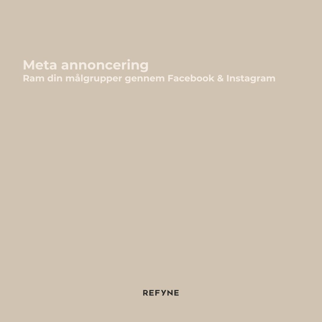 Meta annoncering